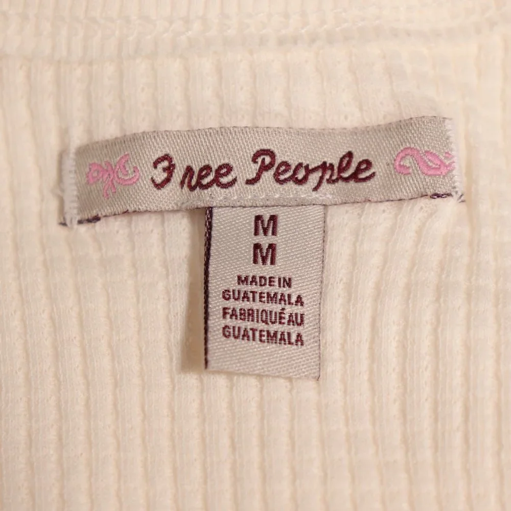 NWT Free People X Revolve Santa Clara Thermal in Alabaster - Picture 13 of 16